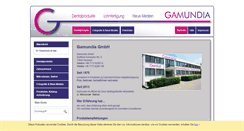 Desktop Screenshot of gamundia.de